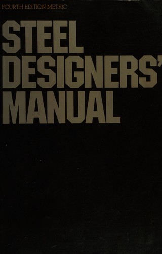 Cover for Steel designers' manual.