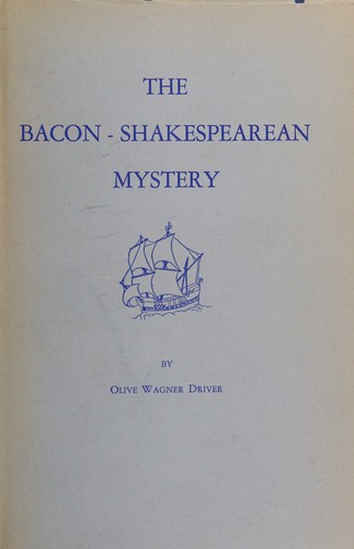 Cover for The Bacon-Shakespearean mystery