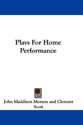 Cover for Plays For Home Performance