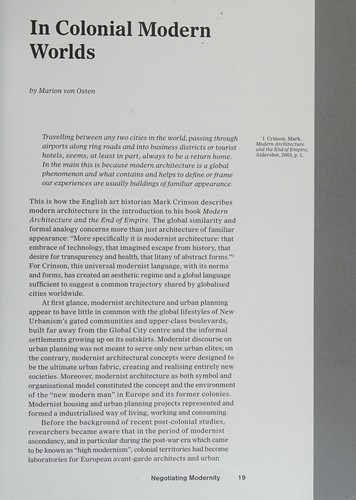 Cover for Colonial Modern