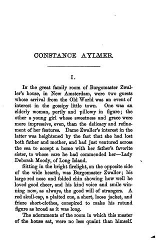 Cover for Constance Aylmer. by H.F.P.