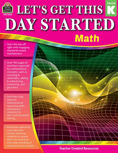 Cover for Let's Get This Day Started : Math Grade K