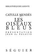 Cover for oiseaux bleus