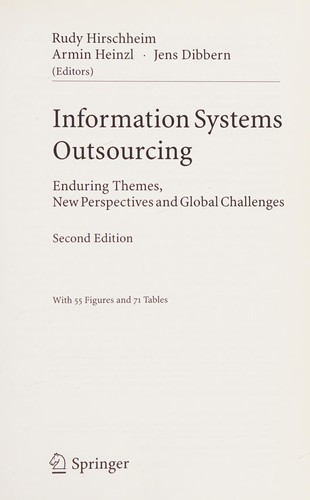 Cover for Information systems outsourcing