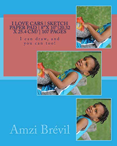 Cover for I Love Cars | Sketch Paper Pad