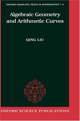 Cover for Algebraic geometry and arithmetic curves