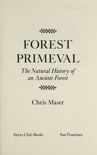 Cover for Forest primeval