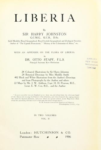 Cover for Liberia