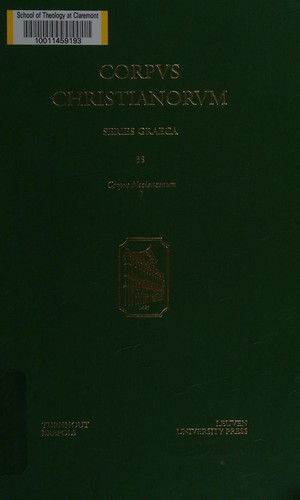 Cover for Sancti Gregorii Nazianzeni opera