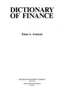 Cover for The Dictionary of Finance