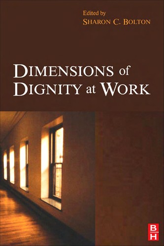Cover for Dimensions of dignity at work