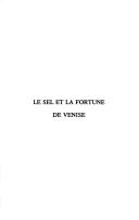 Cover for Le Sel et la fortune de Venise