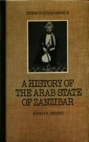 Cover for A history of the Arab State of Zanzibar