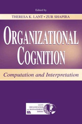 Cover for Organizational Cognition 