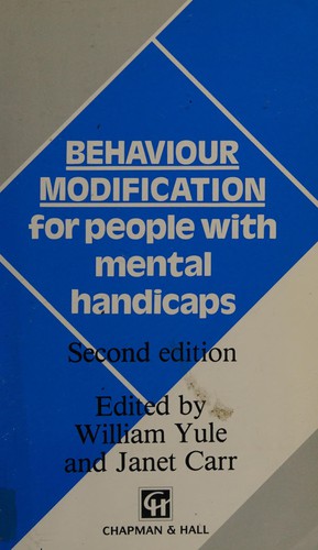 Cover for Behaviour modification for people with mental handicaps