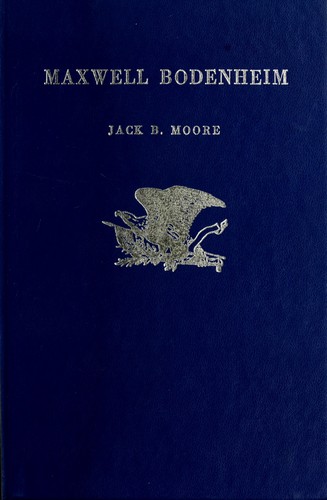 Cover for Maxwell Bodenheim