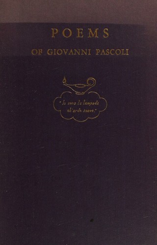 Cover for Poems of Giovanni Pascoli