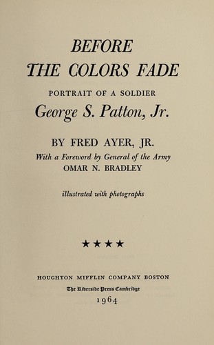 Cover for Before the colors fade