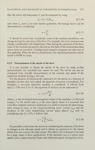 Cover for Vector control of AC machines