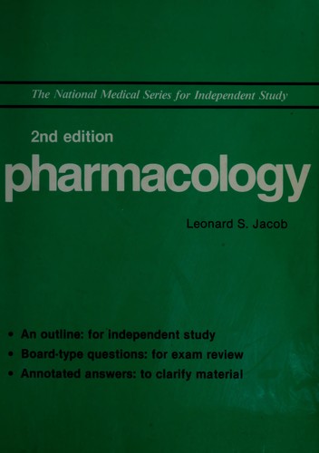 Cover for Pharmacology