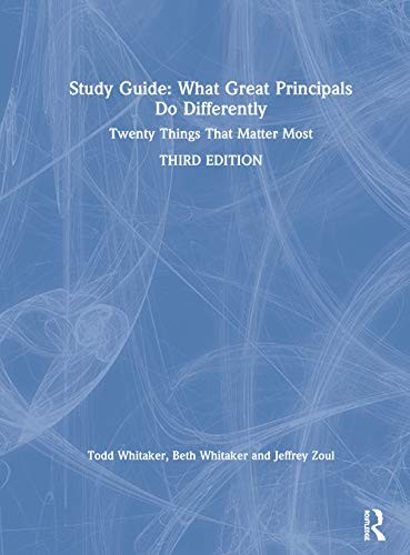 Cover for Study Guide : What Great Principals Do Differently