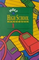 Cover for High School Handbook 1