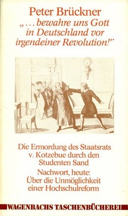 Cover for „… bewahre uns Gott in Deutschland vor irgendeiner Revolution!“