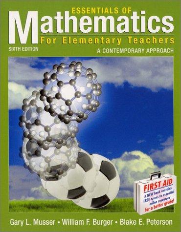 Cover for Essentials of Mathematics for Elementary Teachers