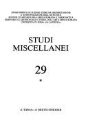 Cover for Scritti di antichità in memoria di Sandro Stucchi