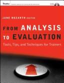 Cover for From analysis to evaluation