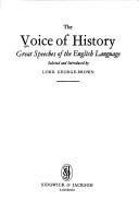 Cover for The Voice of history