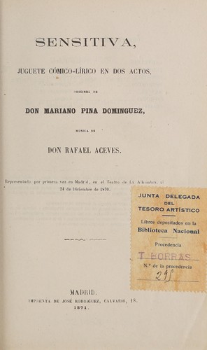 Cover for Sensitiva