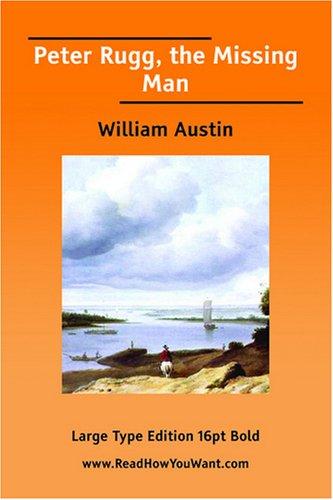Cover for Peter Rugg, the Missing Man  (Large Print)