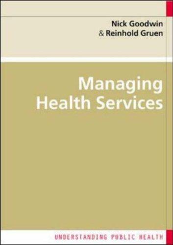 Cover for Managing Health Services (Understanding Public Health)