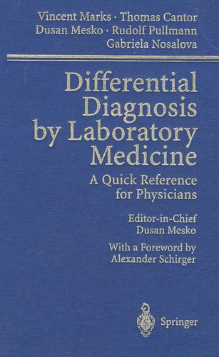 Cover for Differential diagnosis by laboratory medicine