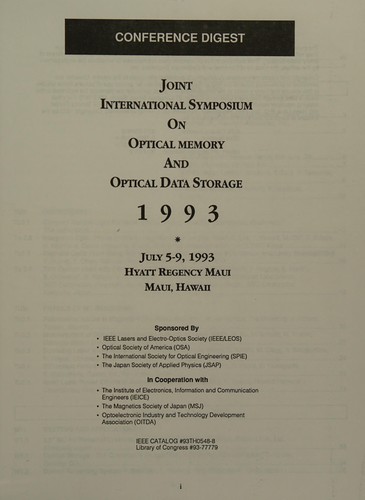 Cover for Conference digest
