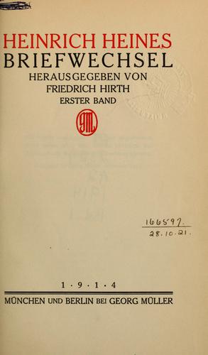 Cover for Briefwechsel