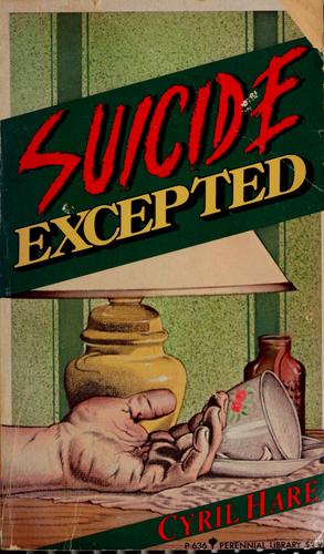 Cover for Suicide excepted