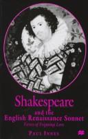 Cover for Shakespeare and the English Renaissance sonnet