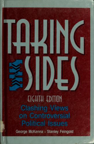 Cover for Taking sides