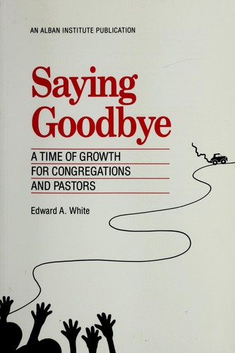 Cover for Saying goodbye