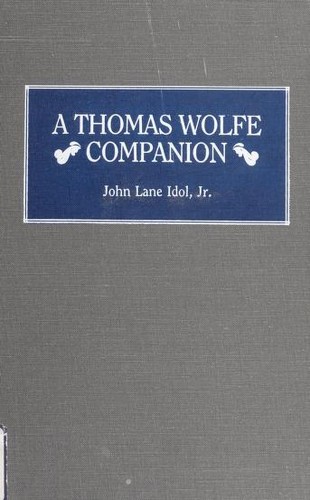 Cover for A Thomas Wolfe companion