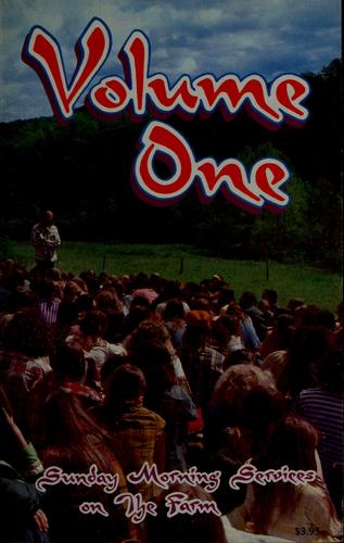 Cover for Volume One