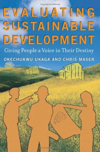 Cover for Evaluating Sustainable Development