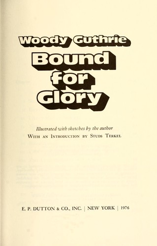 Cover for Bound for glory