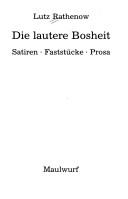 Cover for Die lautere Bosheit