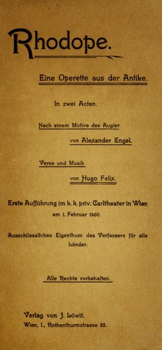 Cover for Rhodope