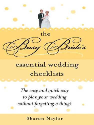 Cover for Busy Bride’s Essential Wedding Checklists