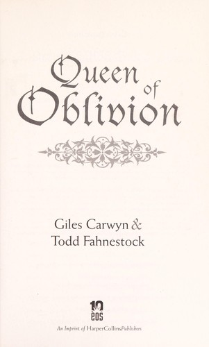 Cover for Queen of oblivion