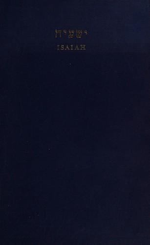Cover for Isaiah